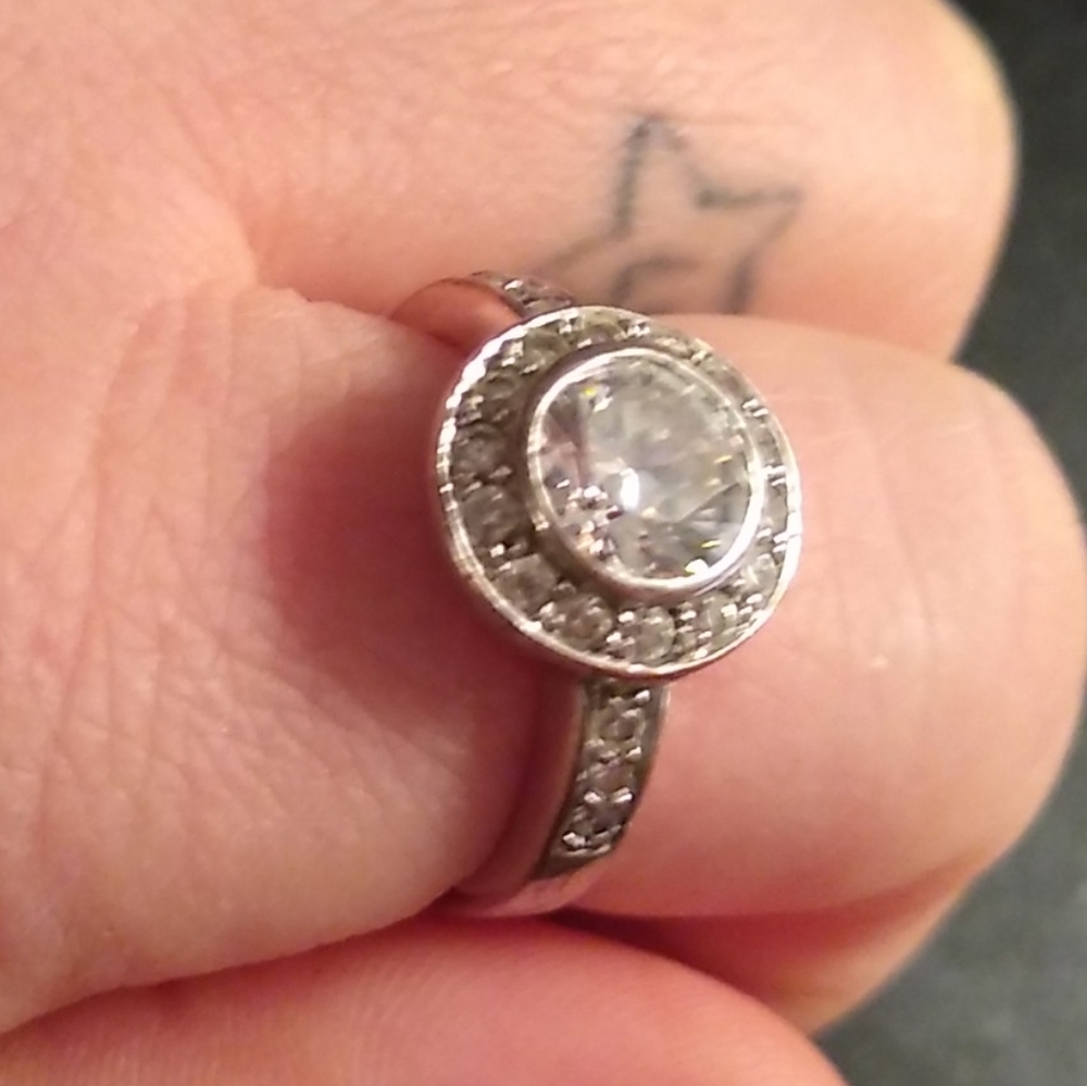 Faux Diamond ring